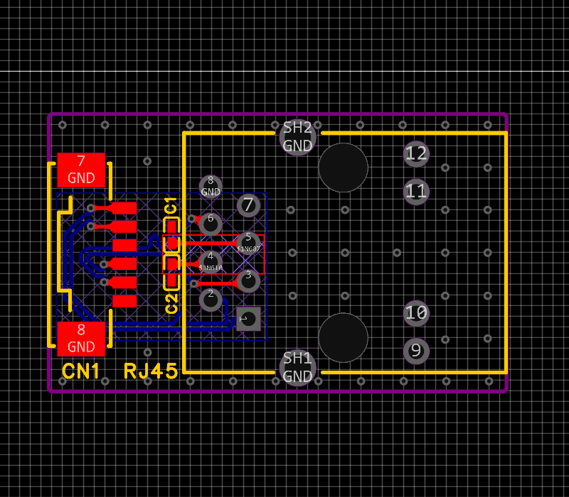 RJ45 接口 PCB 布局